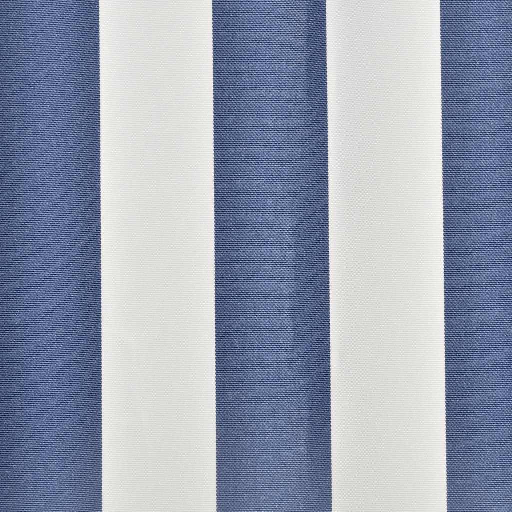 Varikatuse asenduskangas, sinine ja valge, 350 x 250 cm, polüester