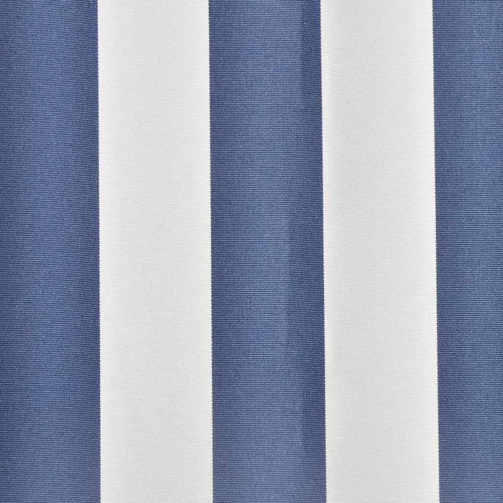 Varikatuse asenduskangas, sinine ja valge, 500 x 300 cm, polüester
