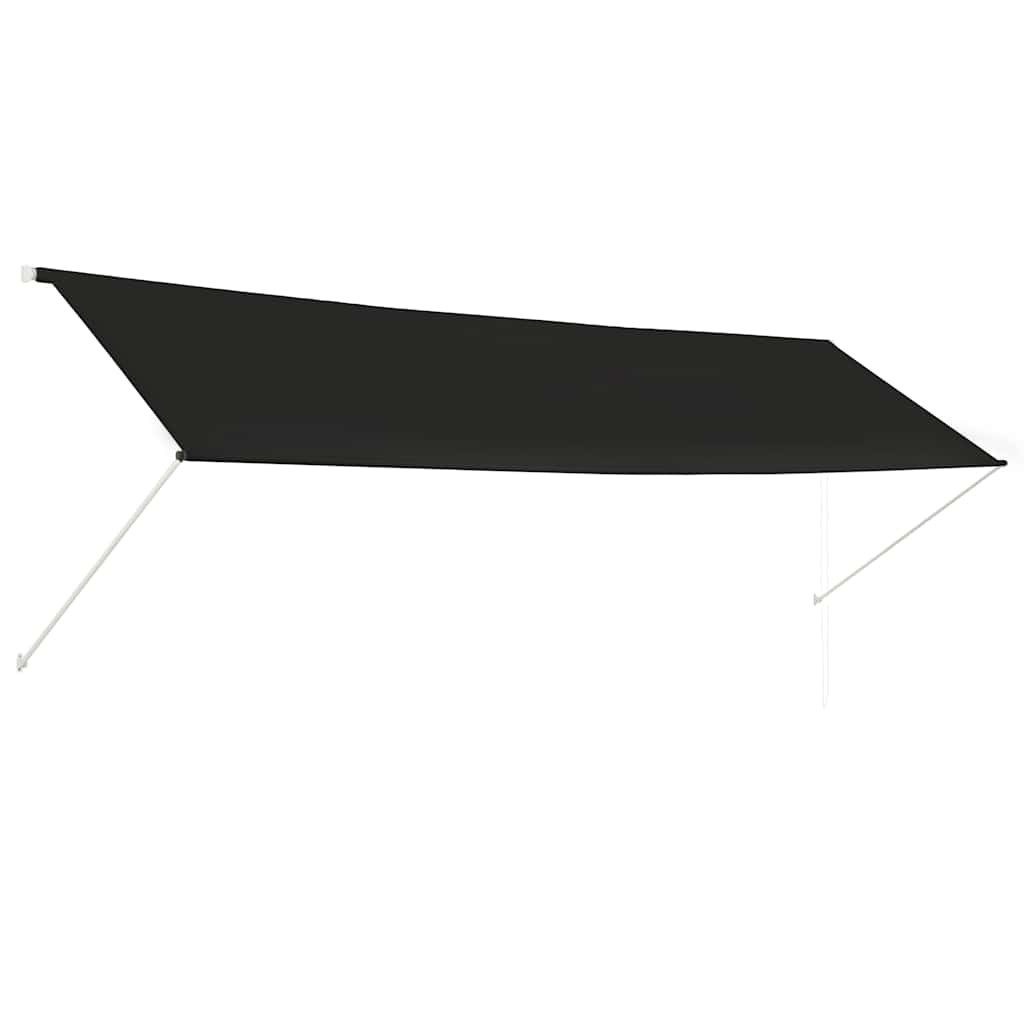 Sissetõmmatav varikatus, 400 x 150 cm, antratsiithall