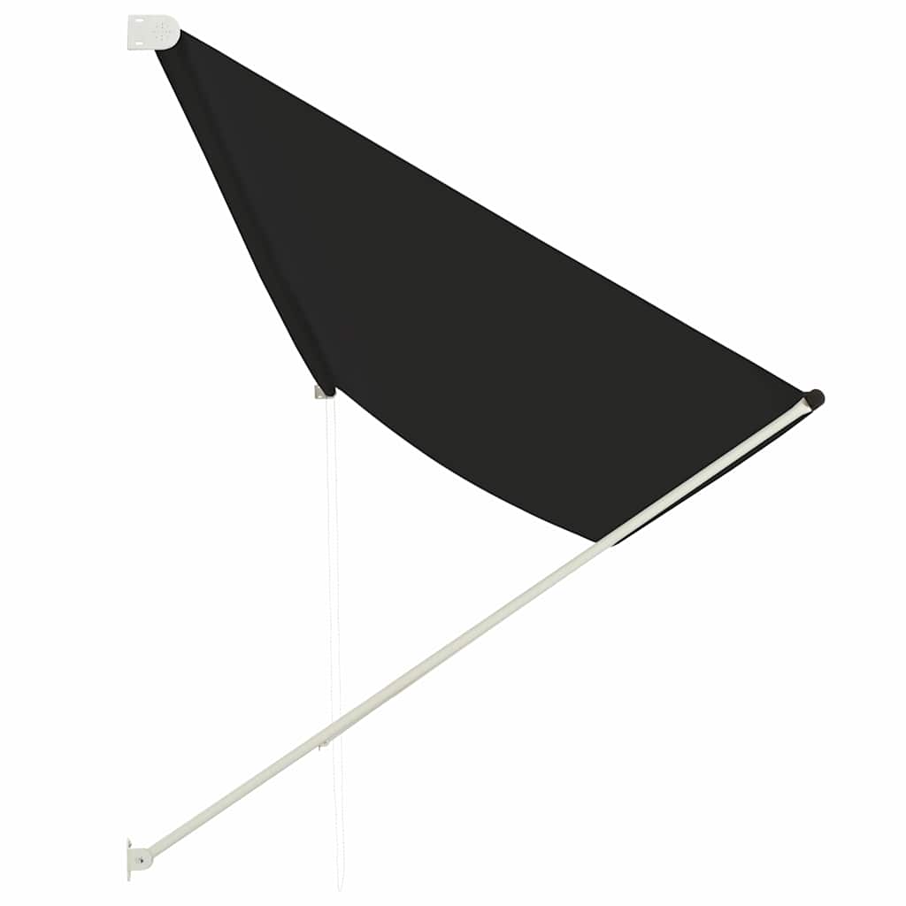 Sissetõmmatav varikatus, 400 x 150 cm, antratsiithall