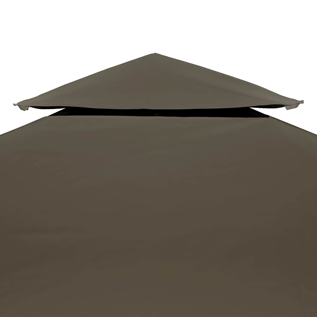 Kahekordne varjualuse katus 310 g/m² 3 x 3 m, tumehall