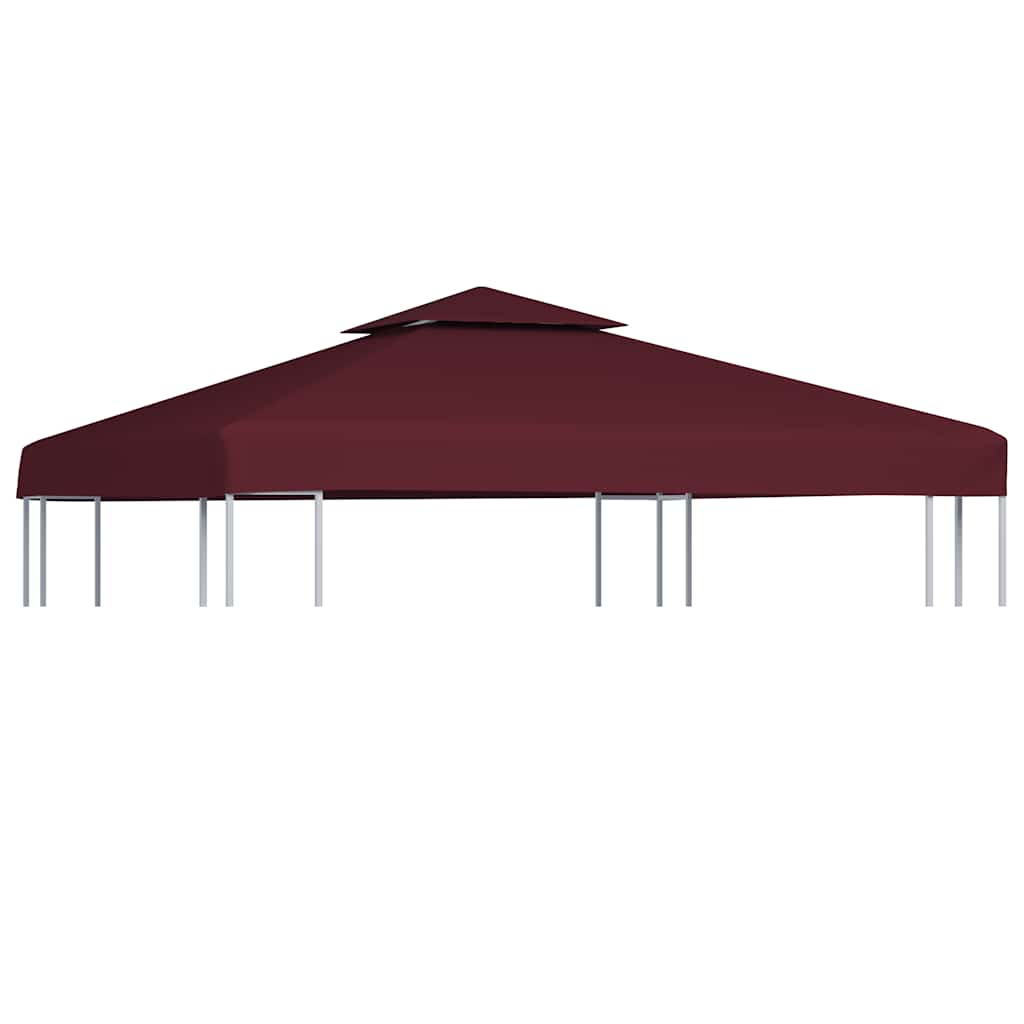 Kahekordne varjualuse katus 310 g/m² 3 x 3 m, bordoo