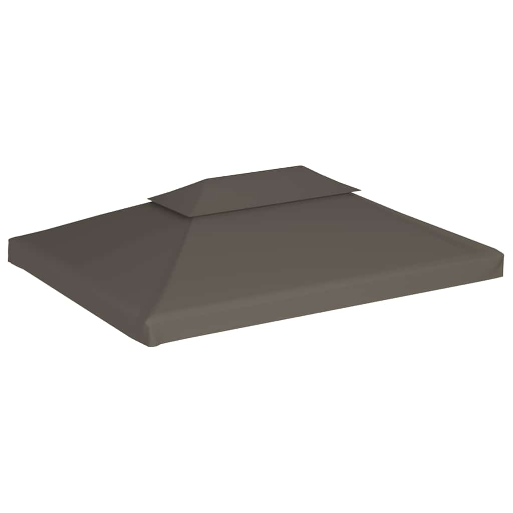 Kahekordne varjualuse katus 310 g/m² 4 x 3 m, tumehall