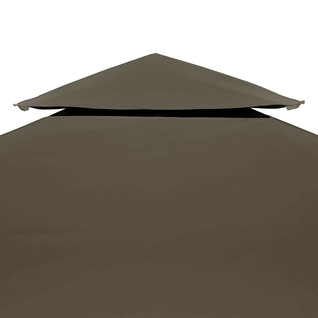 Kahekordne varjualuse katus 310 g/m² 4 x 3 m, tumehall