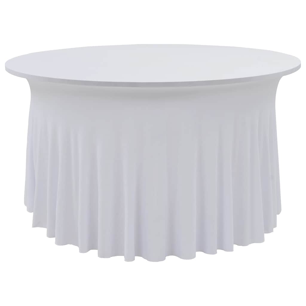 2 tk venivad lauakatted, 180 x 74 cm, valge