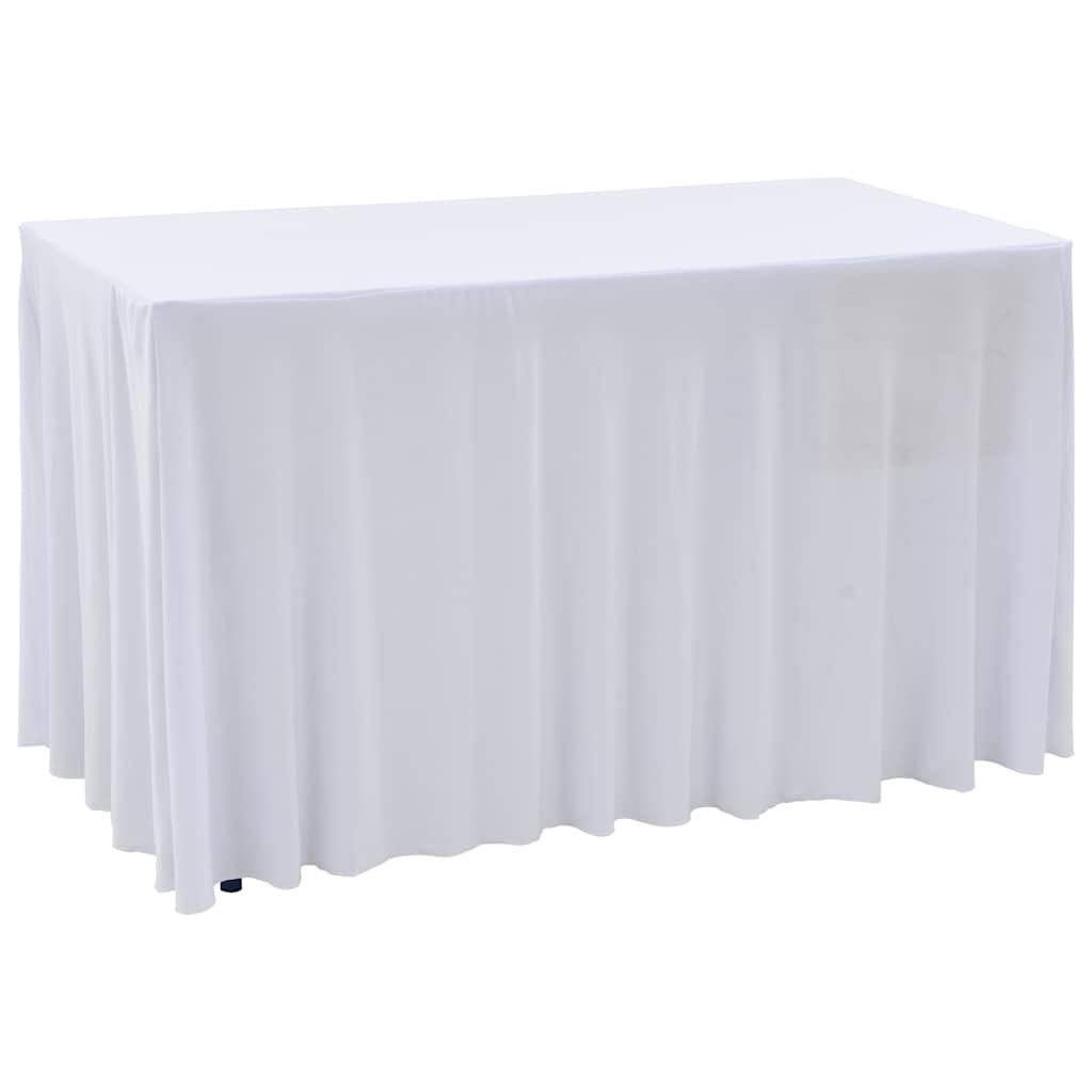 2 tk, venivad lauakatted, 120 x 60,5 x 74 cm, valge
