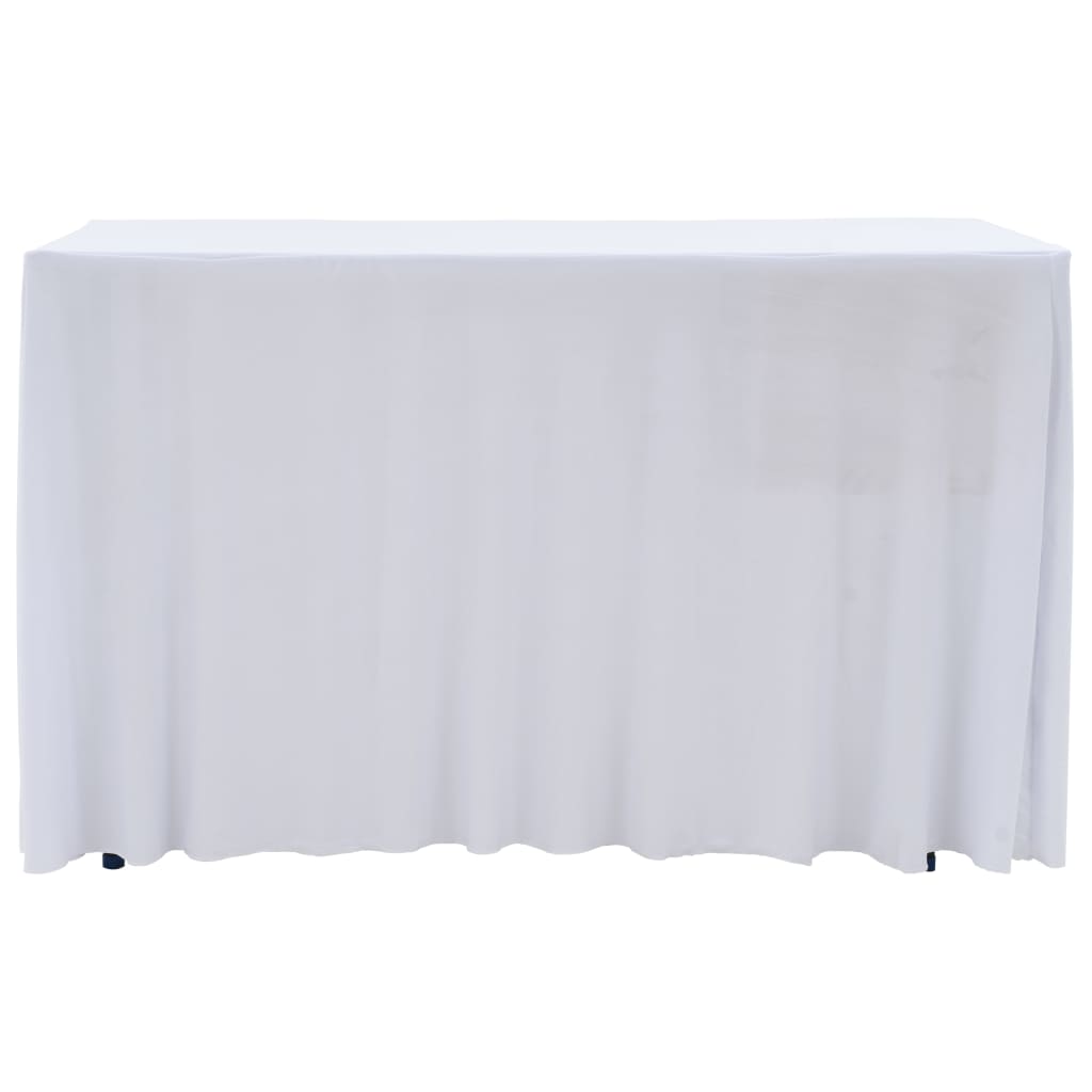 2 tk venivad lauakatted, 243 x 76 x 74 cm, valge