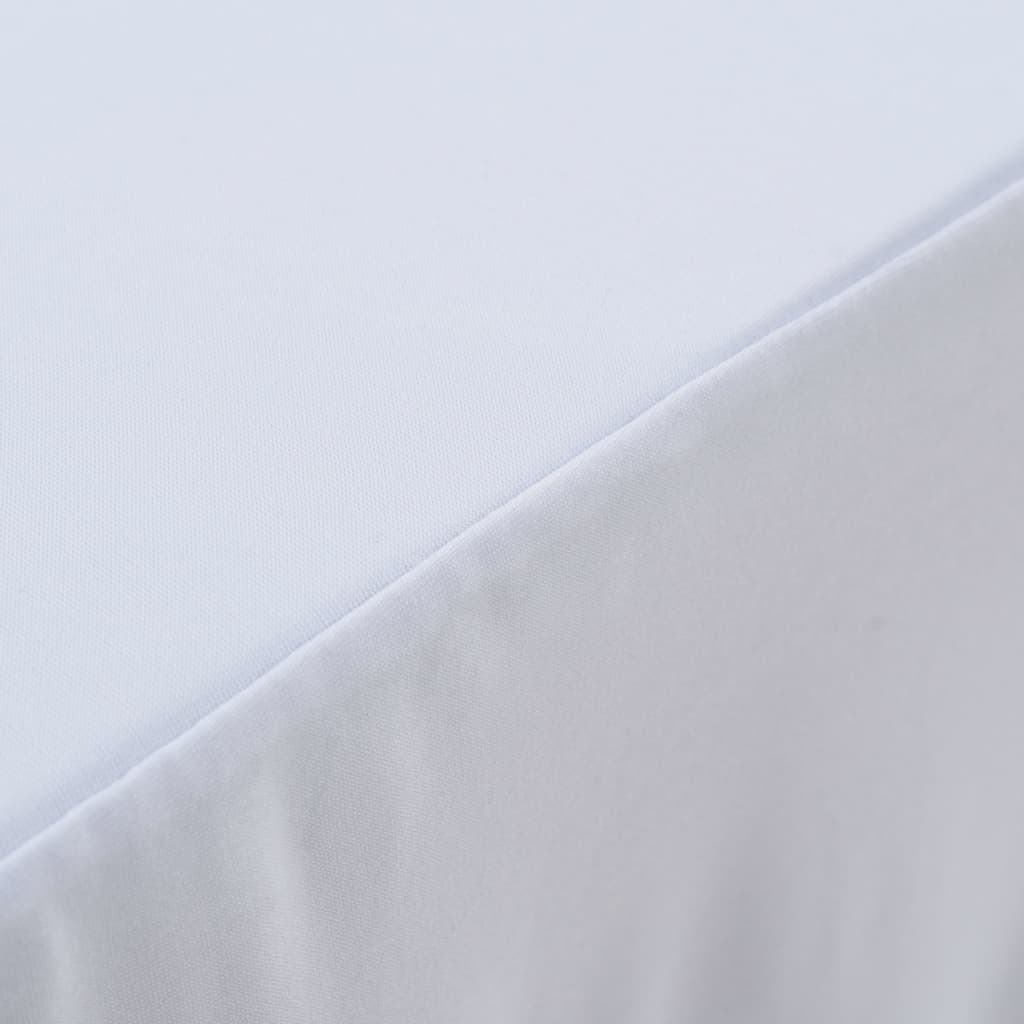 2 tk venivad lauakatted, 243 x 76 x 74 cm, valge