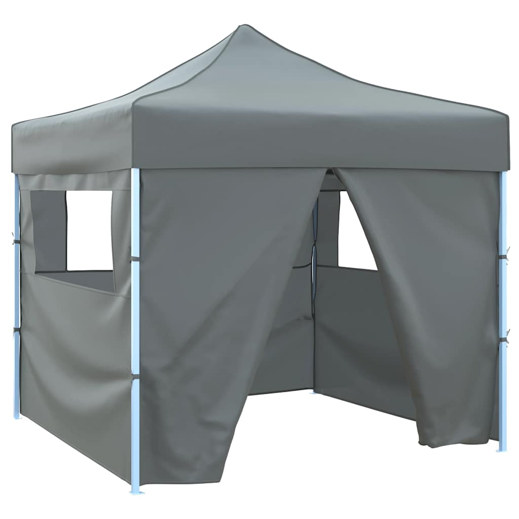 Kokkupandav pop-up peotelk 4 külgseinaga 3 x 3 m antratsiithall
