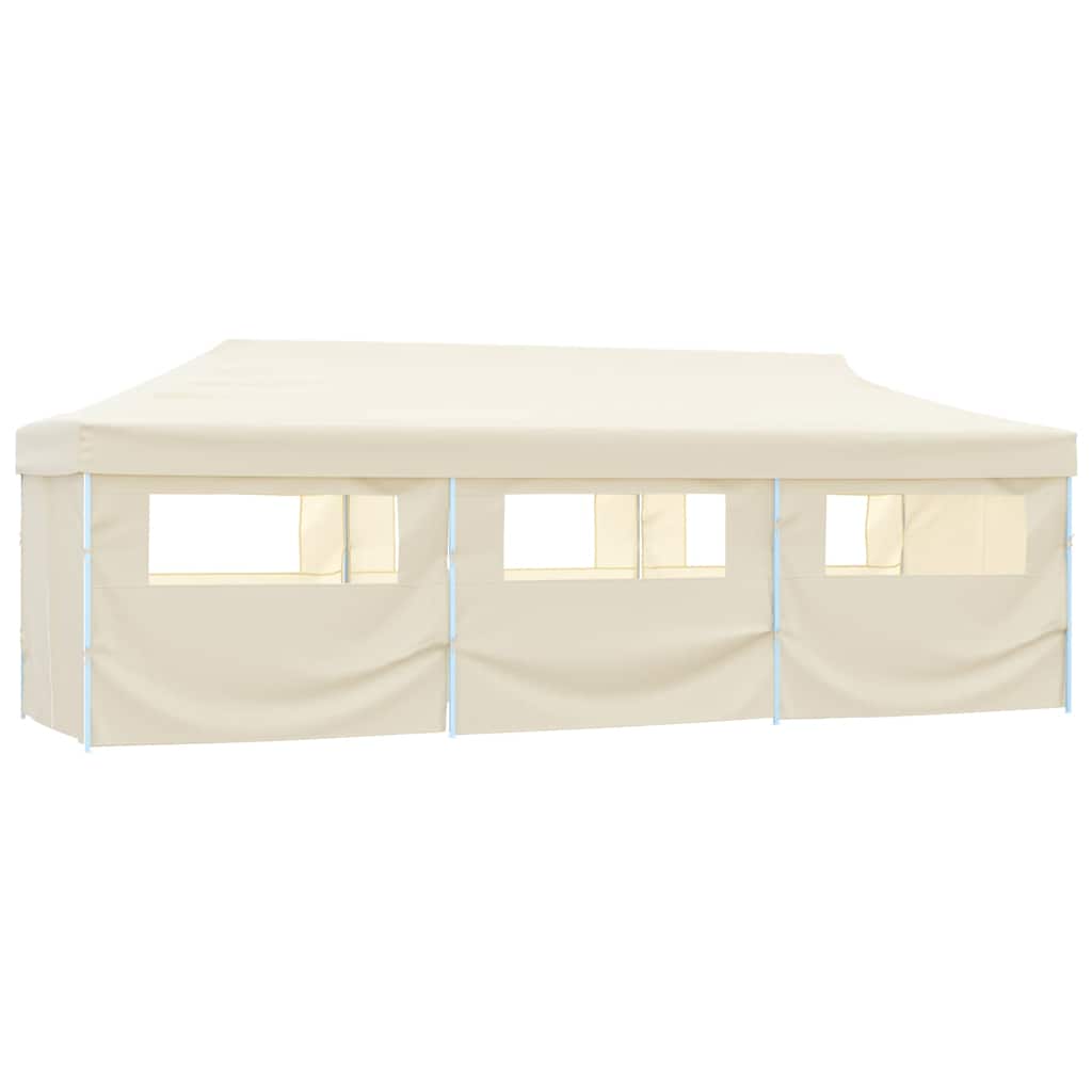 Kokkupandav pop-up peotelk 8 külgseinaga, 870x291x315 cm, kreemjas