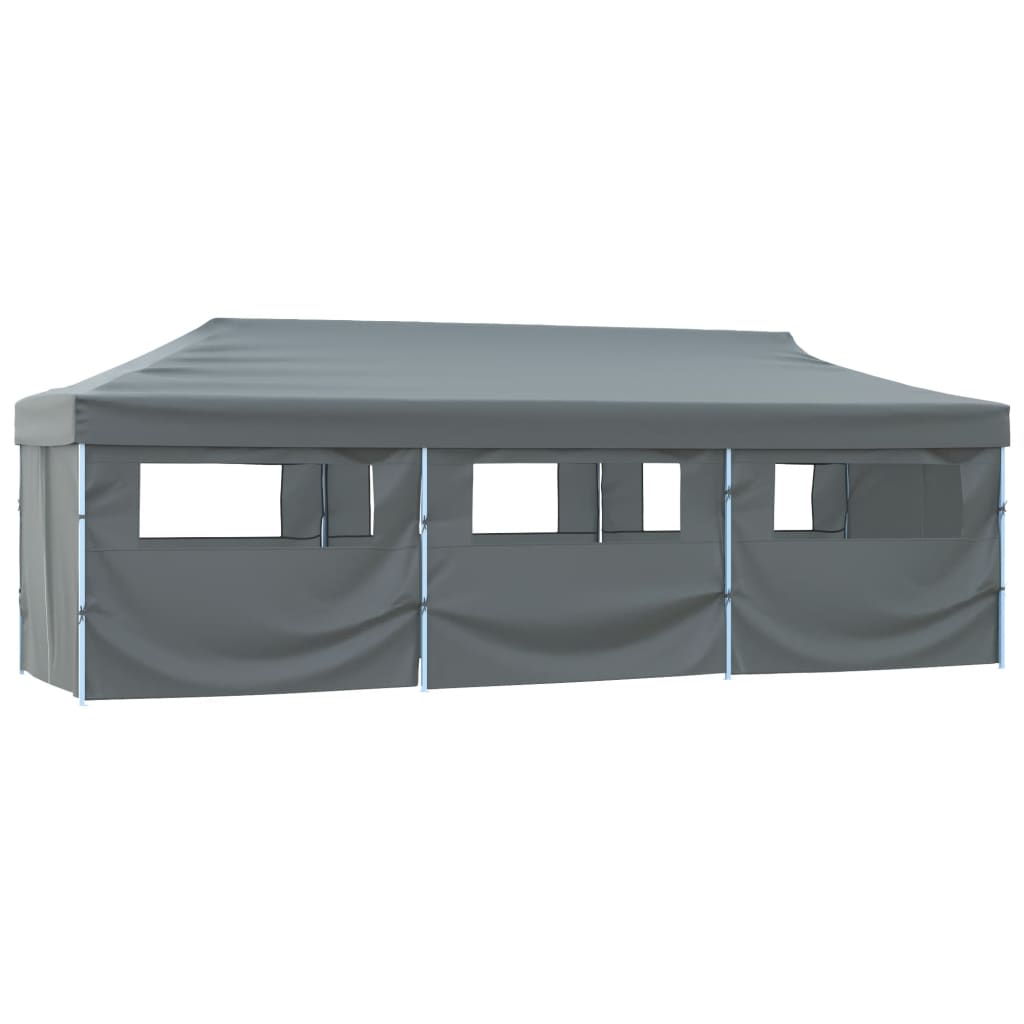 Kokkupandav pop-up peotelk 8 külgseinaga 870x291x315 cm antratsiithall