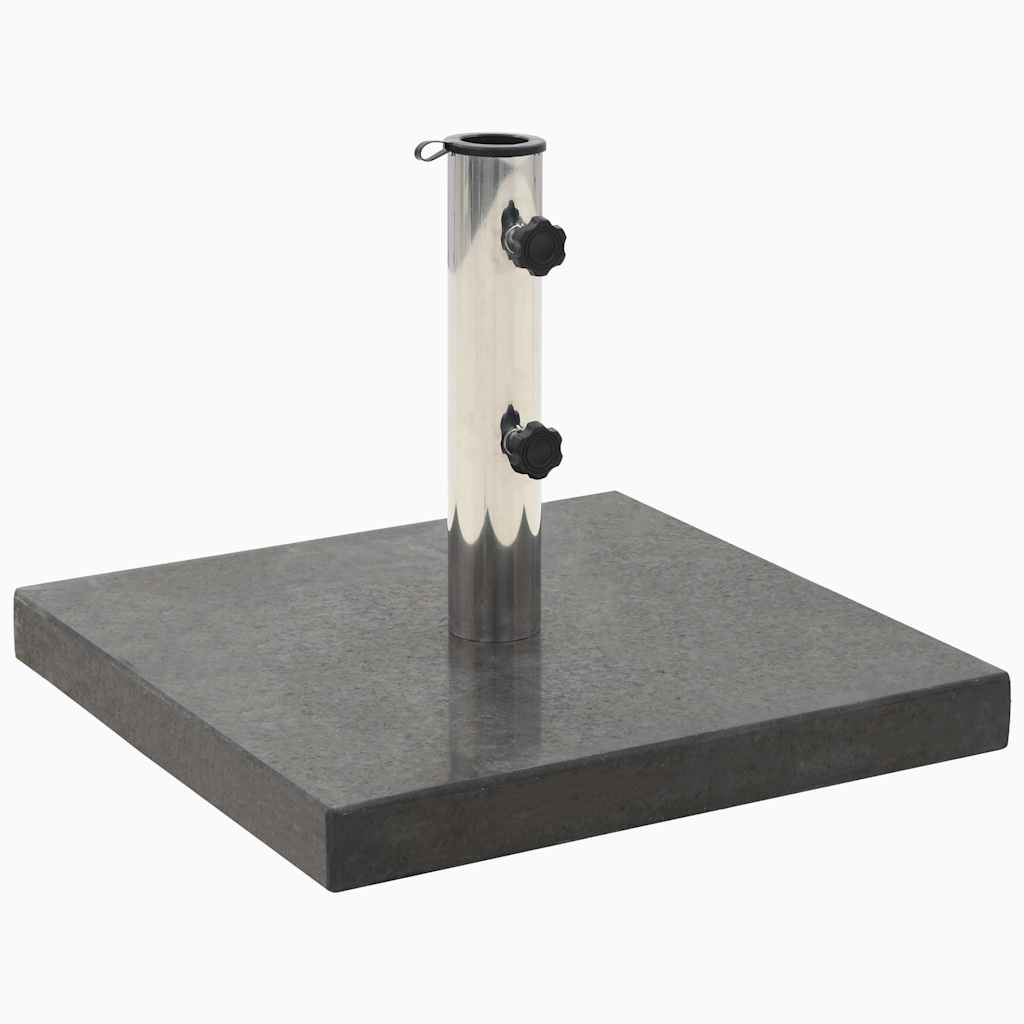 Päevavarju alus graniit 28,5 kg, ruudukujuline, must
