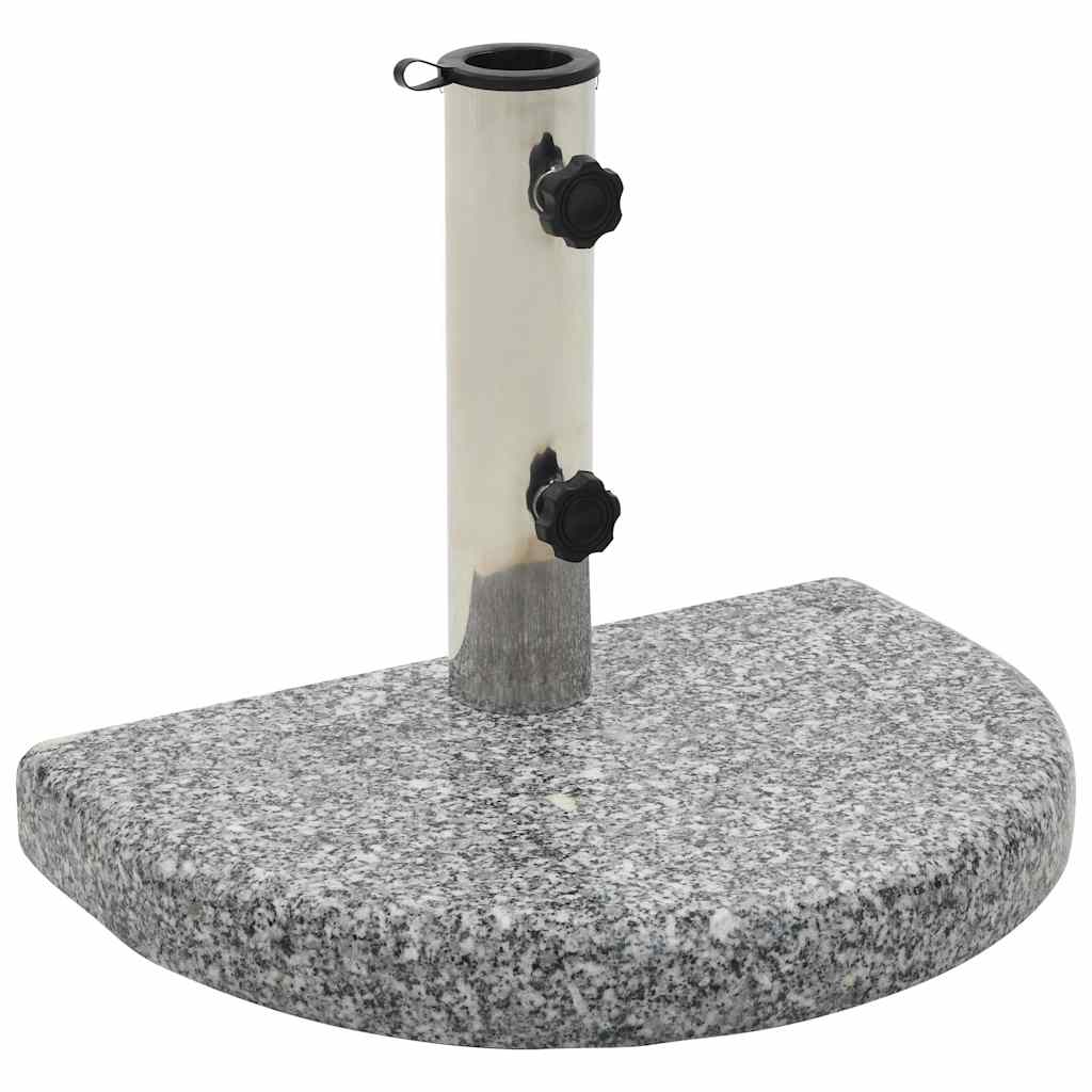 Päevavarju alus, graniit, 10 kg kaarjas, hall