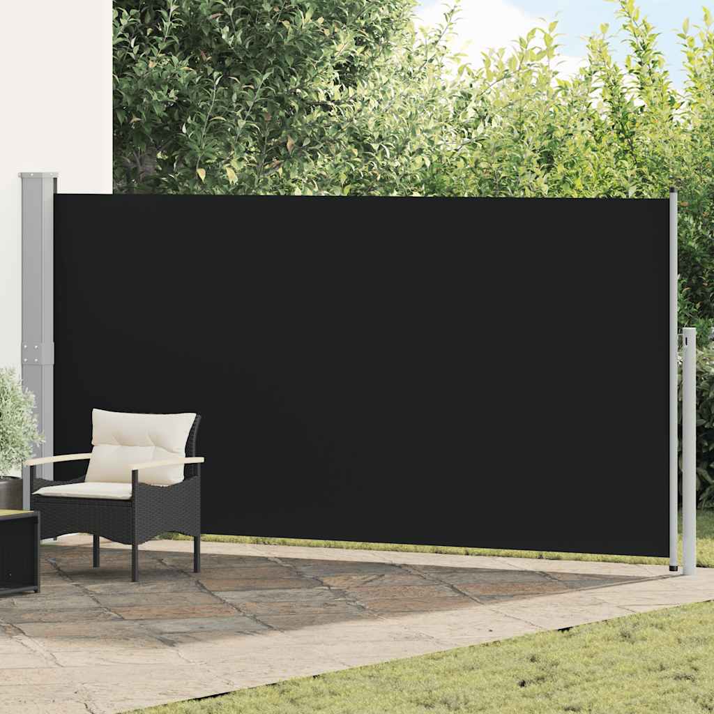 Lahtitõmmatav külgsein, 160 x 514 cm, must