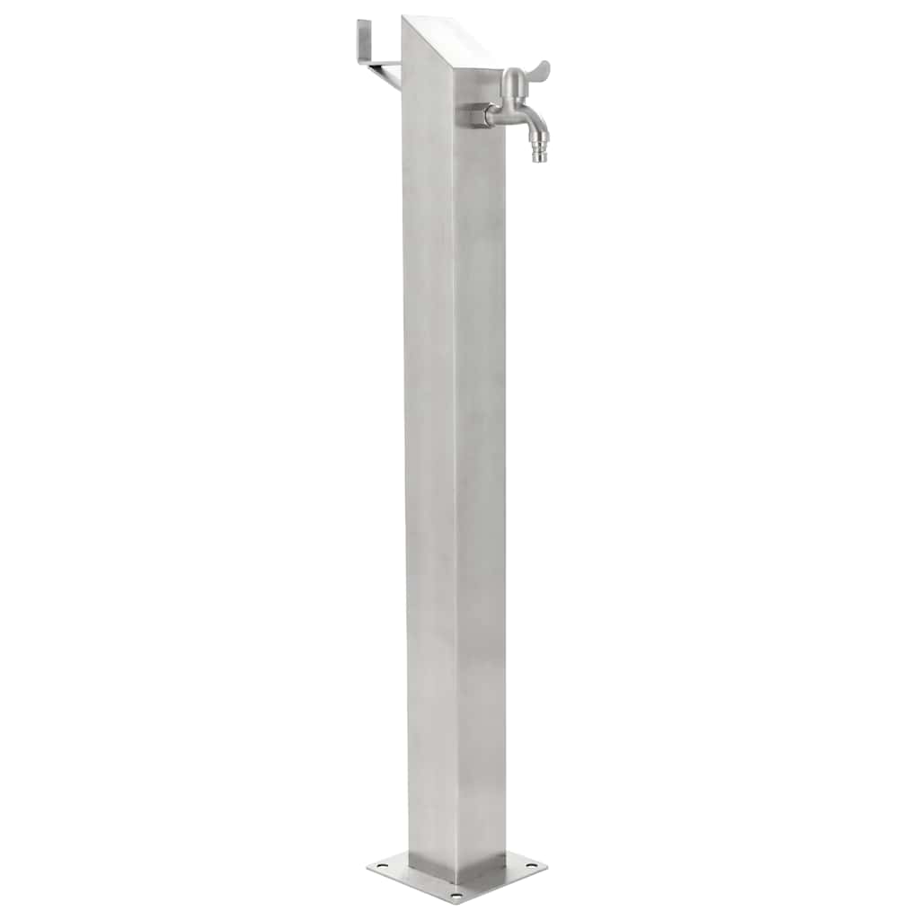 Veekraan aeda, roostevaba teras, kandiline, 95 cm