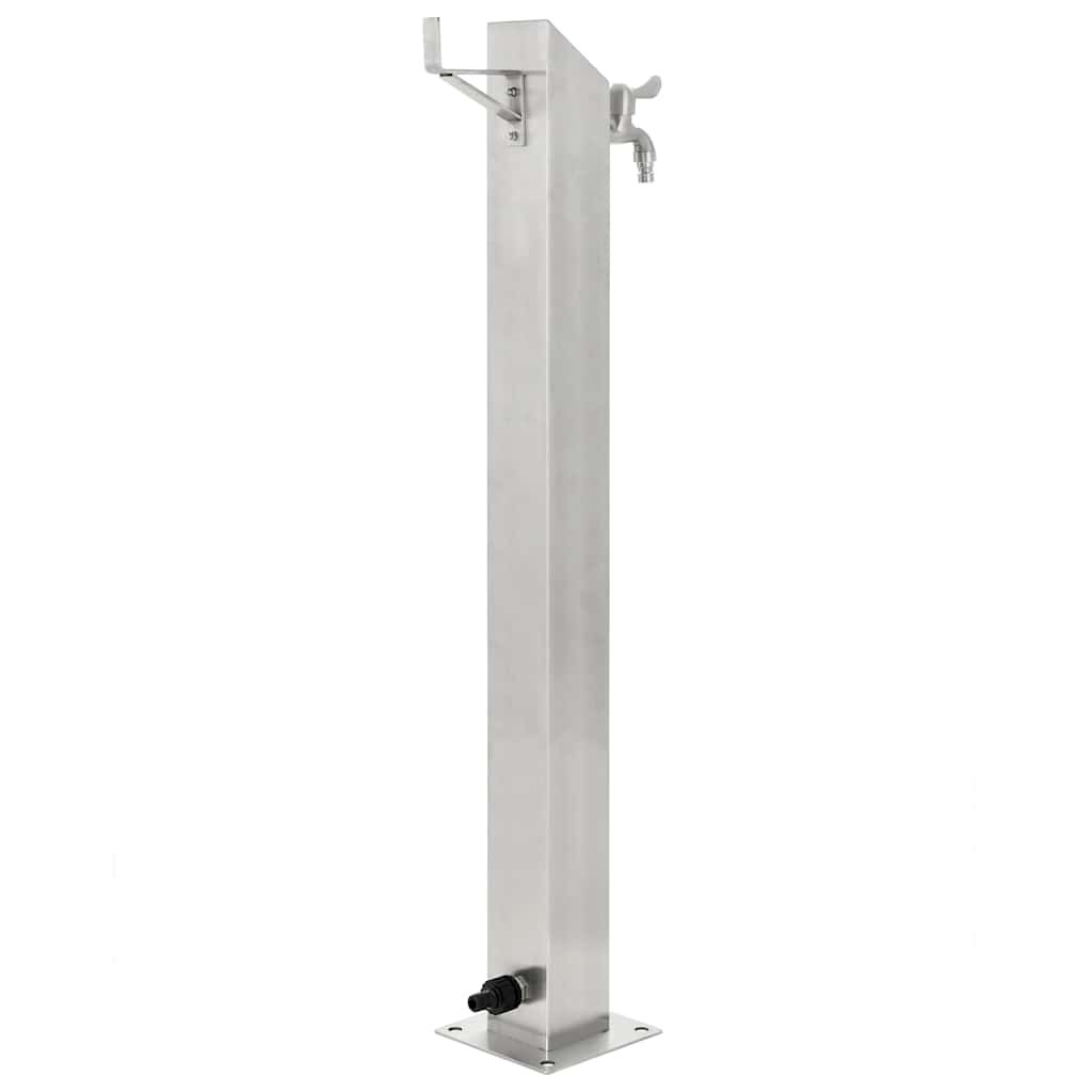 Veekraan aeda, roostevaba teras, kandiline, 95 cm