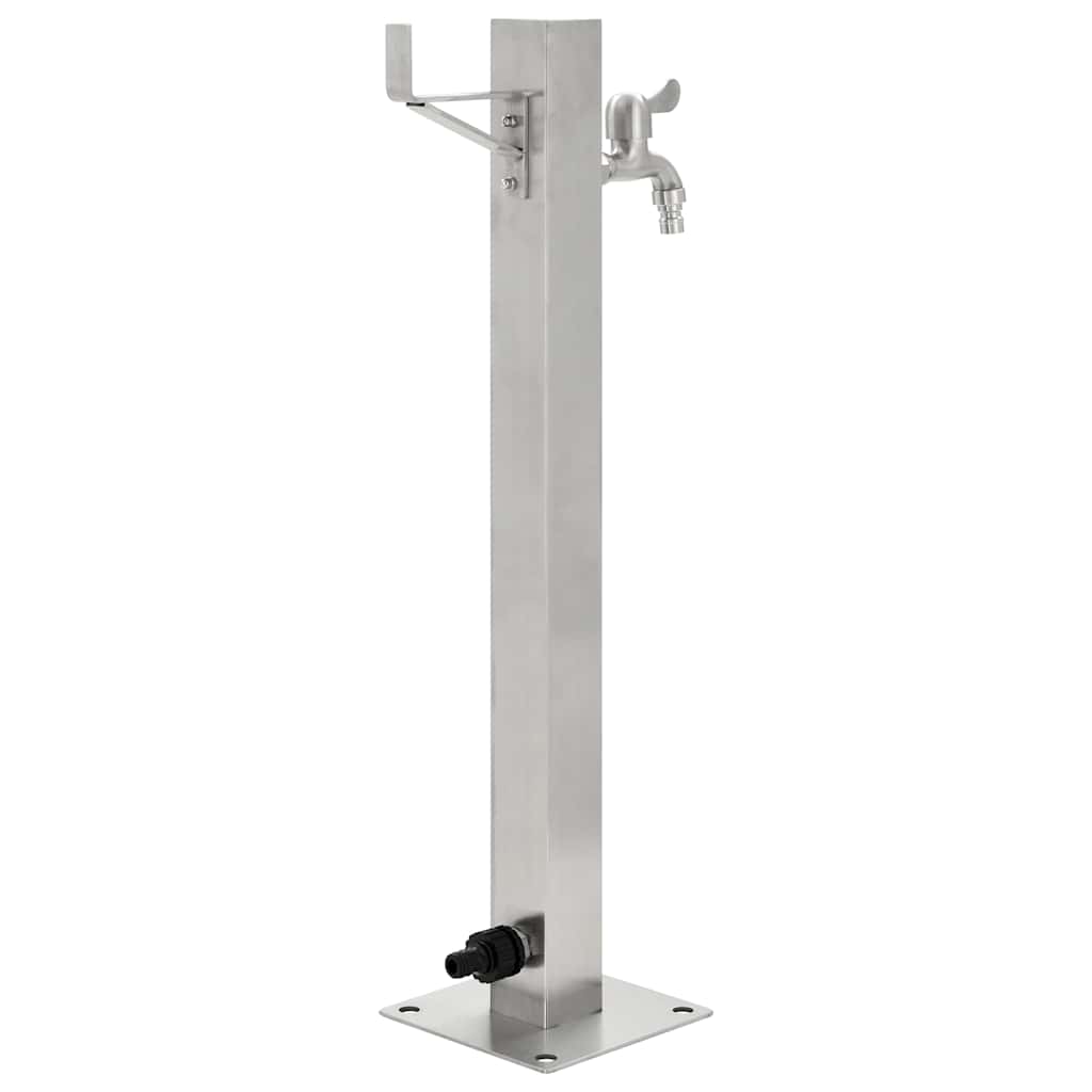 Veekraan aeda, roostevaba teras, kandiline, 65 cm