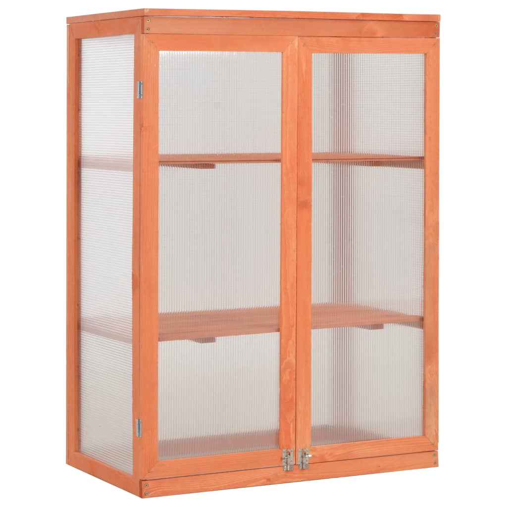 Kasvuhoone puidust 75x47x109 cm