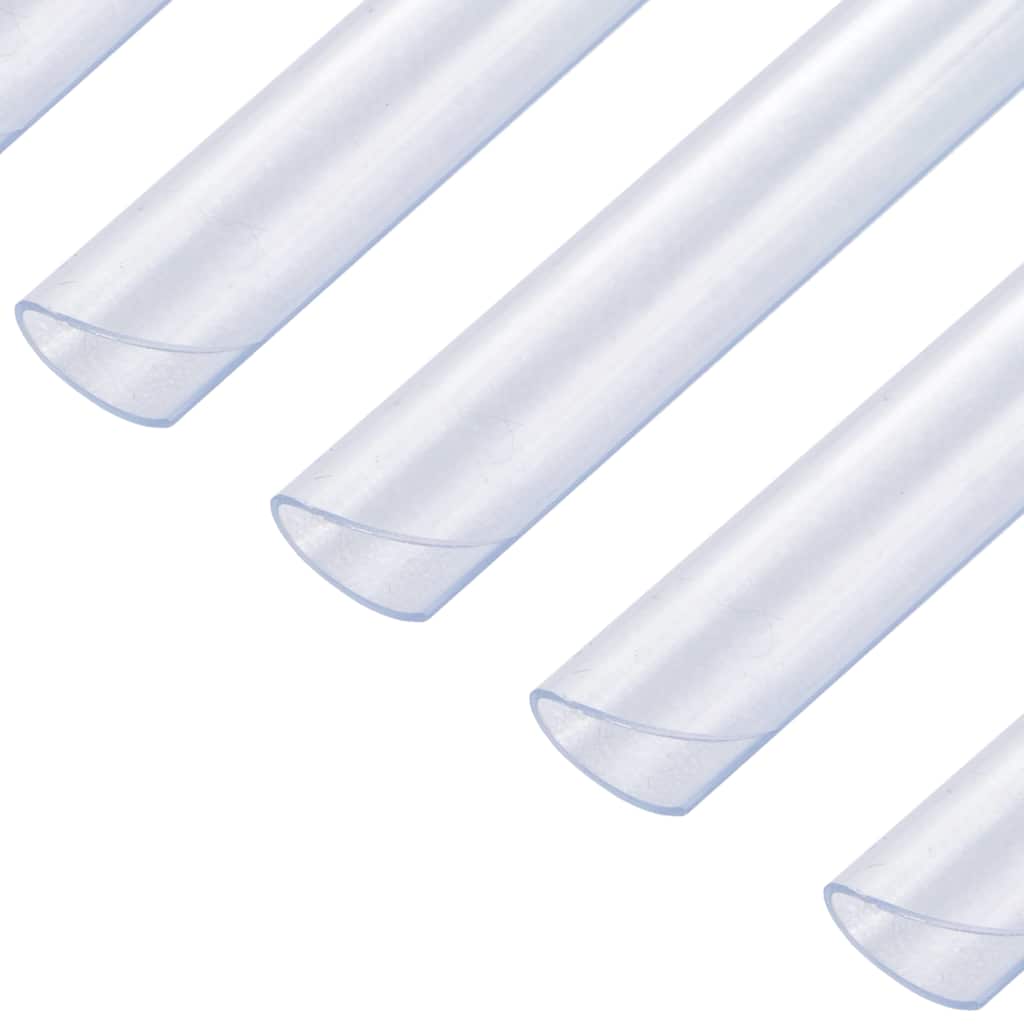 100 tk aiavõrguklambrid PVC läbipaistev