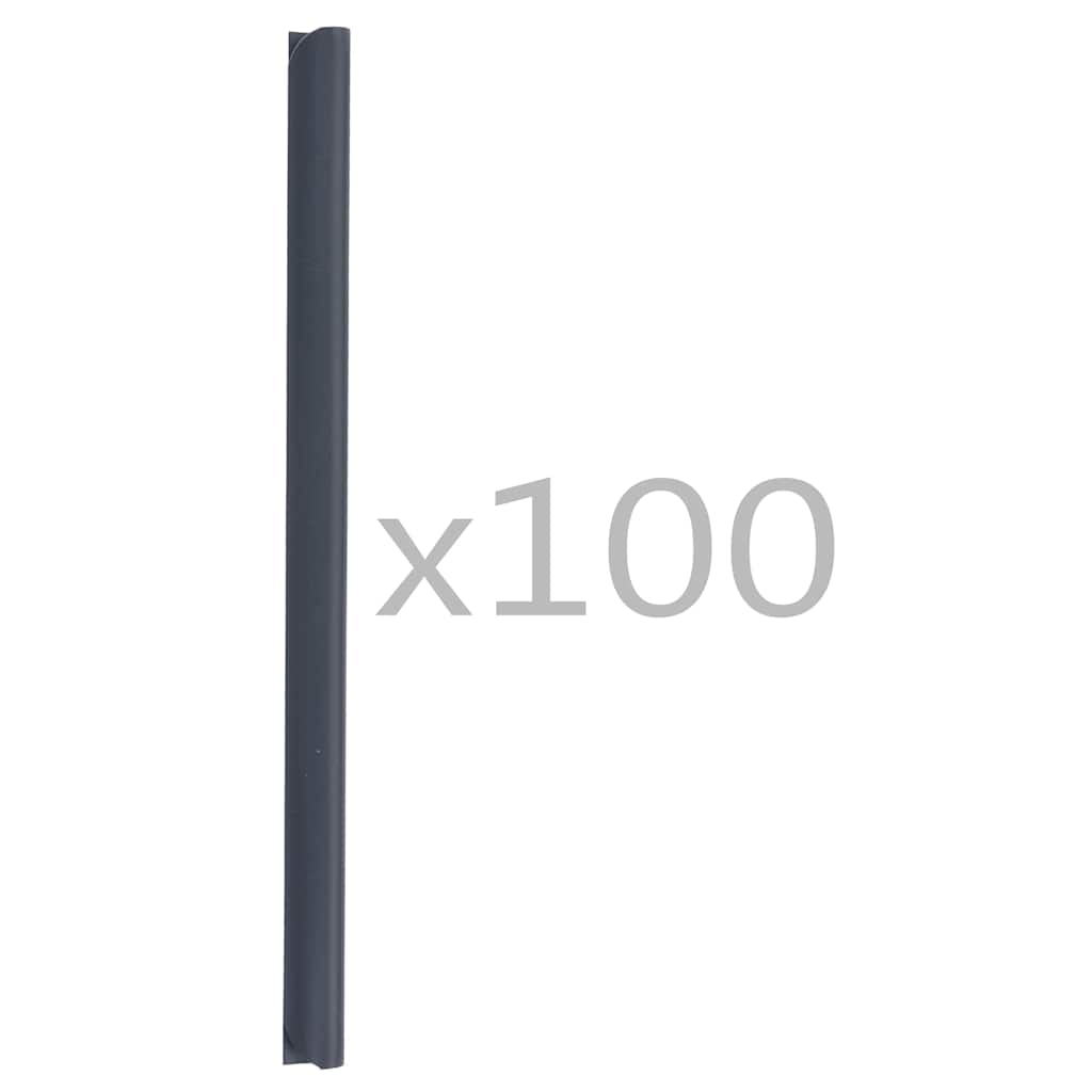 100 tk aiavõrguklambrid PVC antratsiithall