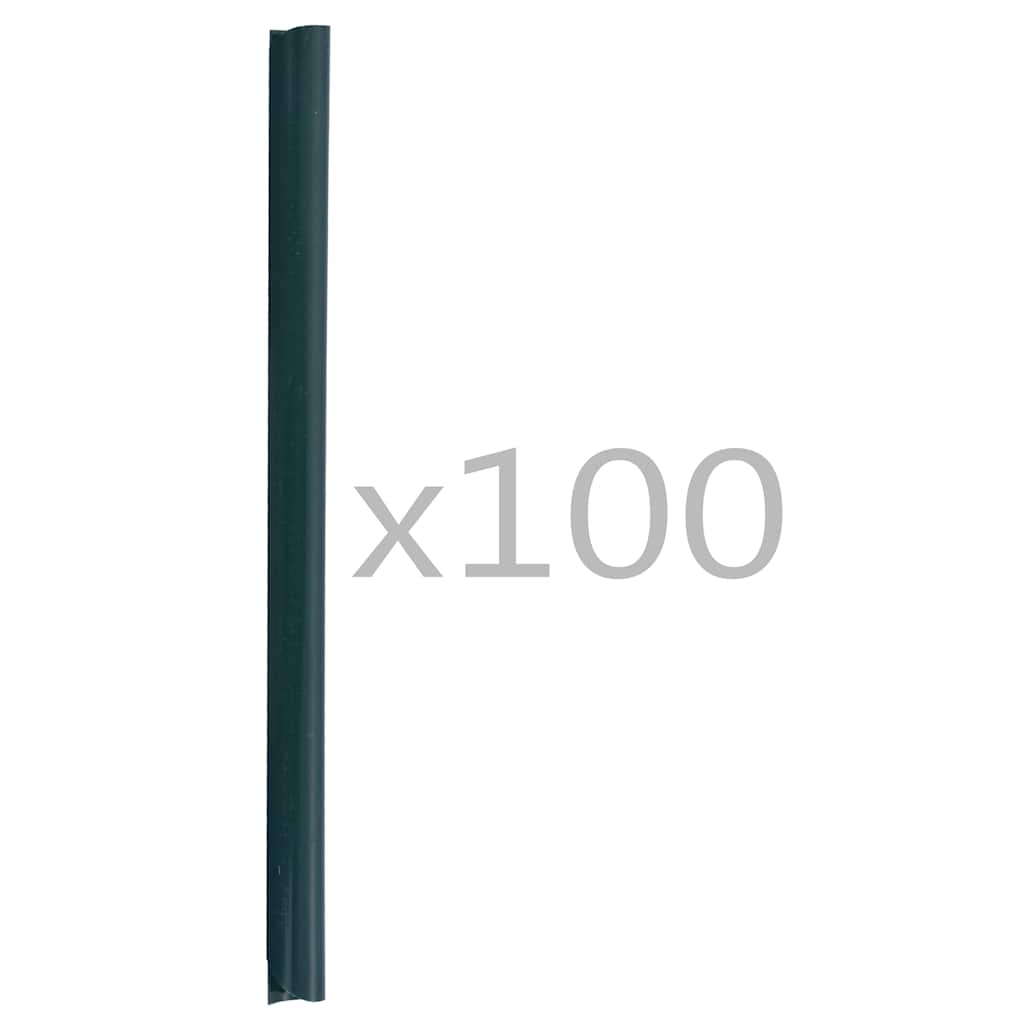 100 tk aiavõrguklambrid PVC roheline