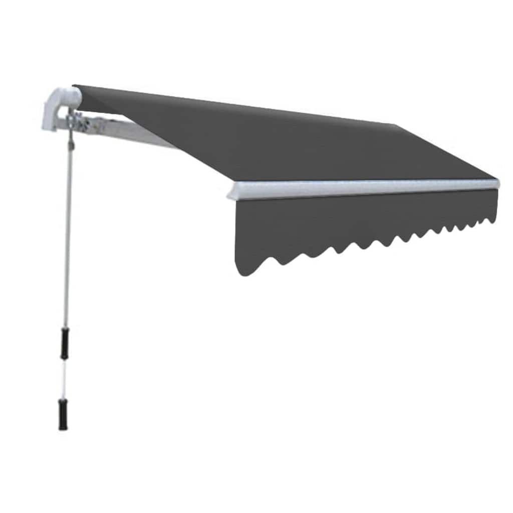 Kokkupandav käsitsikasutatav varikatus, 300 cm, antratsiit