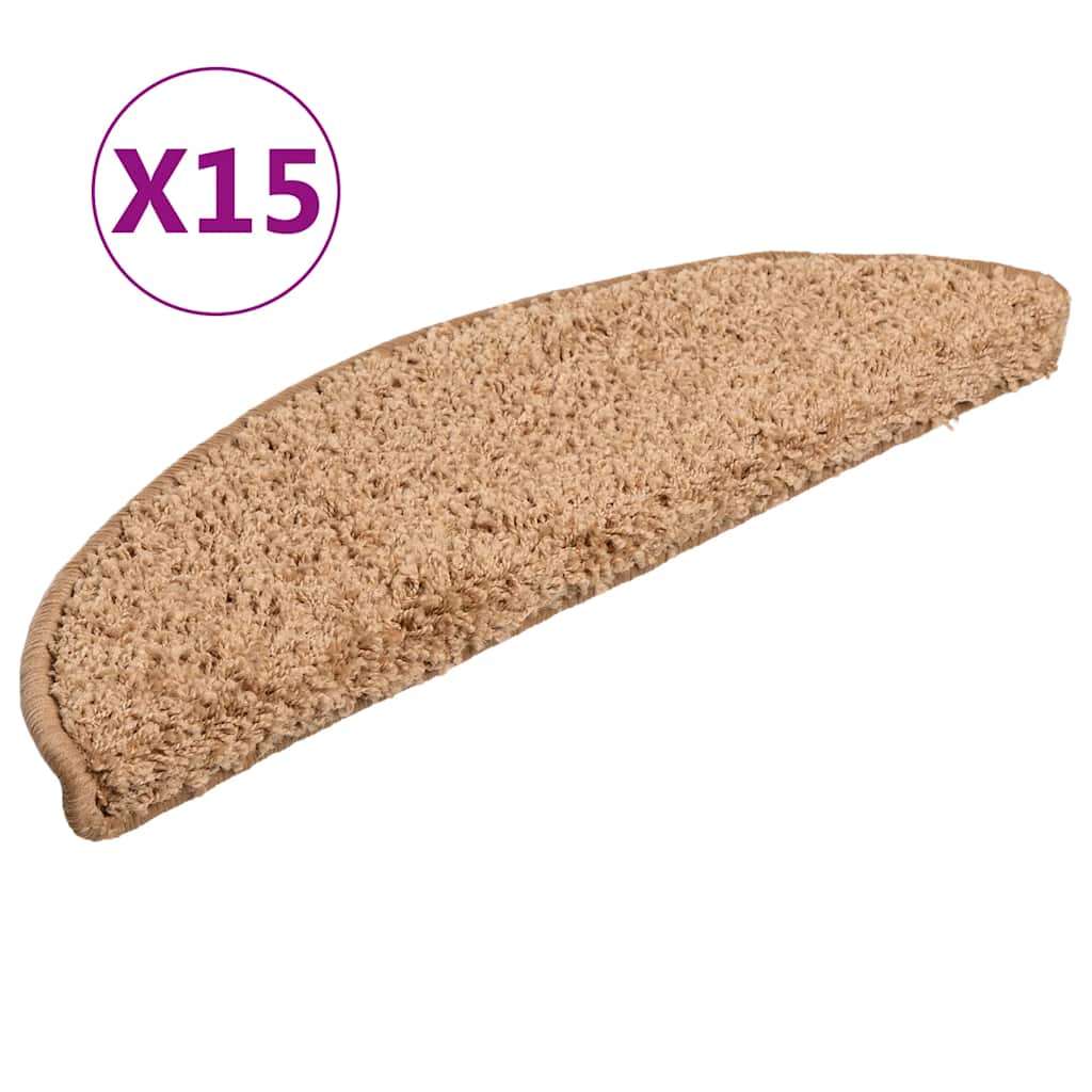 Trepimatid 15 tk 56 x 17 x 3 cm beežid poolringikujulised
