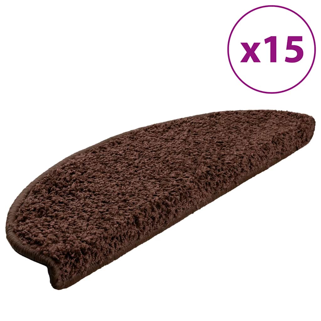Trepimatid 15 tk 65 x 21 x 4 cm pruunid poolringikujulised suured