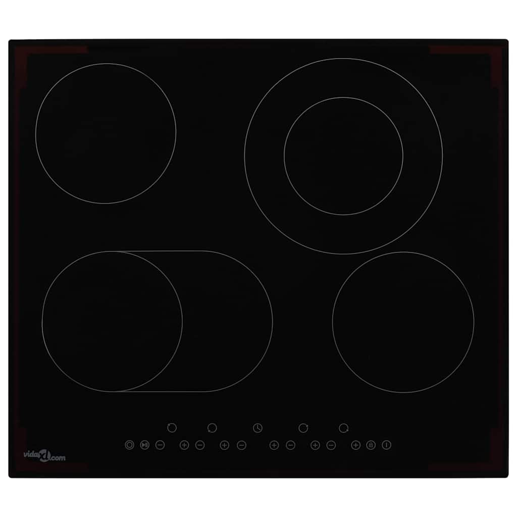 Keraamiline pliit 4 plaadiga, puutetundlik, 6600 W