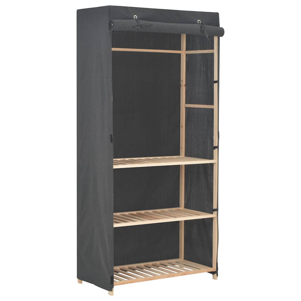 3 tasandiga garderoob, hall, 79 x 40 x 179 cm, kangas