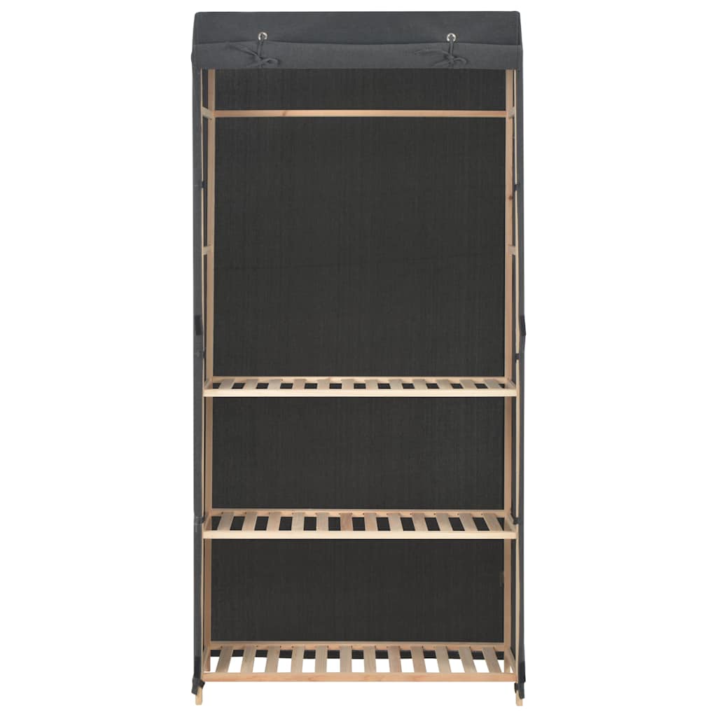 3 tasandiga garderoob, hall, 79 x 40 x 179 cm, kangas