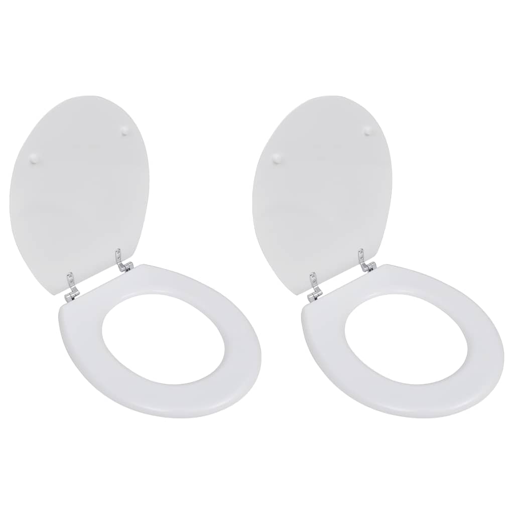 Prill-lauad kaantega, 2 tk, MDF valge