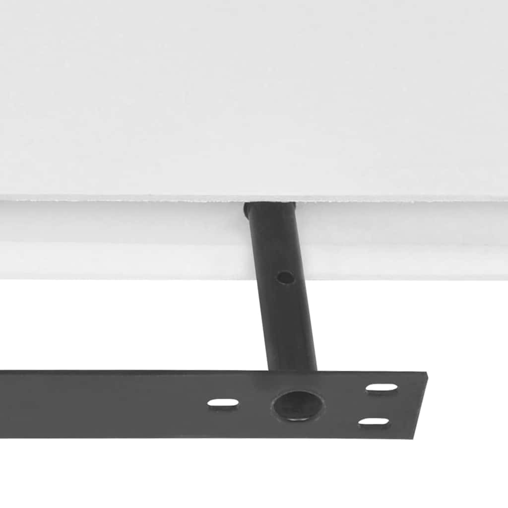 Seinariiulid, 4 tk, valge, 40 cm