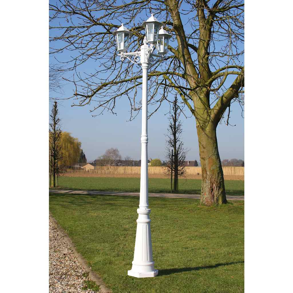 Kingstoni aialamp 3-jalaga 215 cm valge