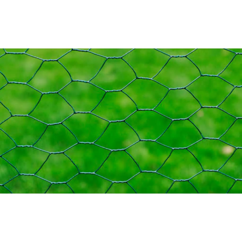 Võrkaed, kuusnurkne, 1 x 25 m, tumeroheline