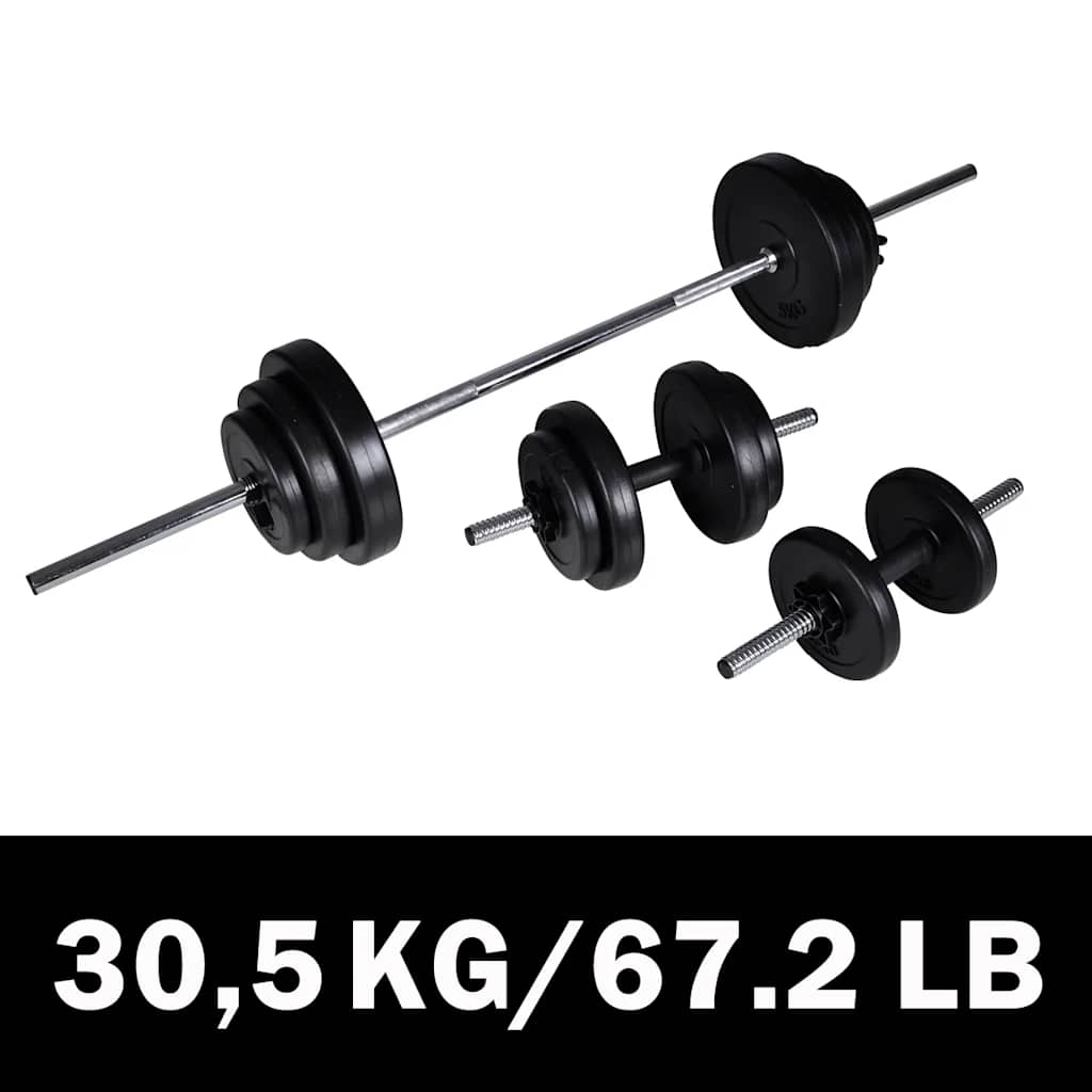 Kangi + 2 hantli komplekt 30,5 kg