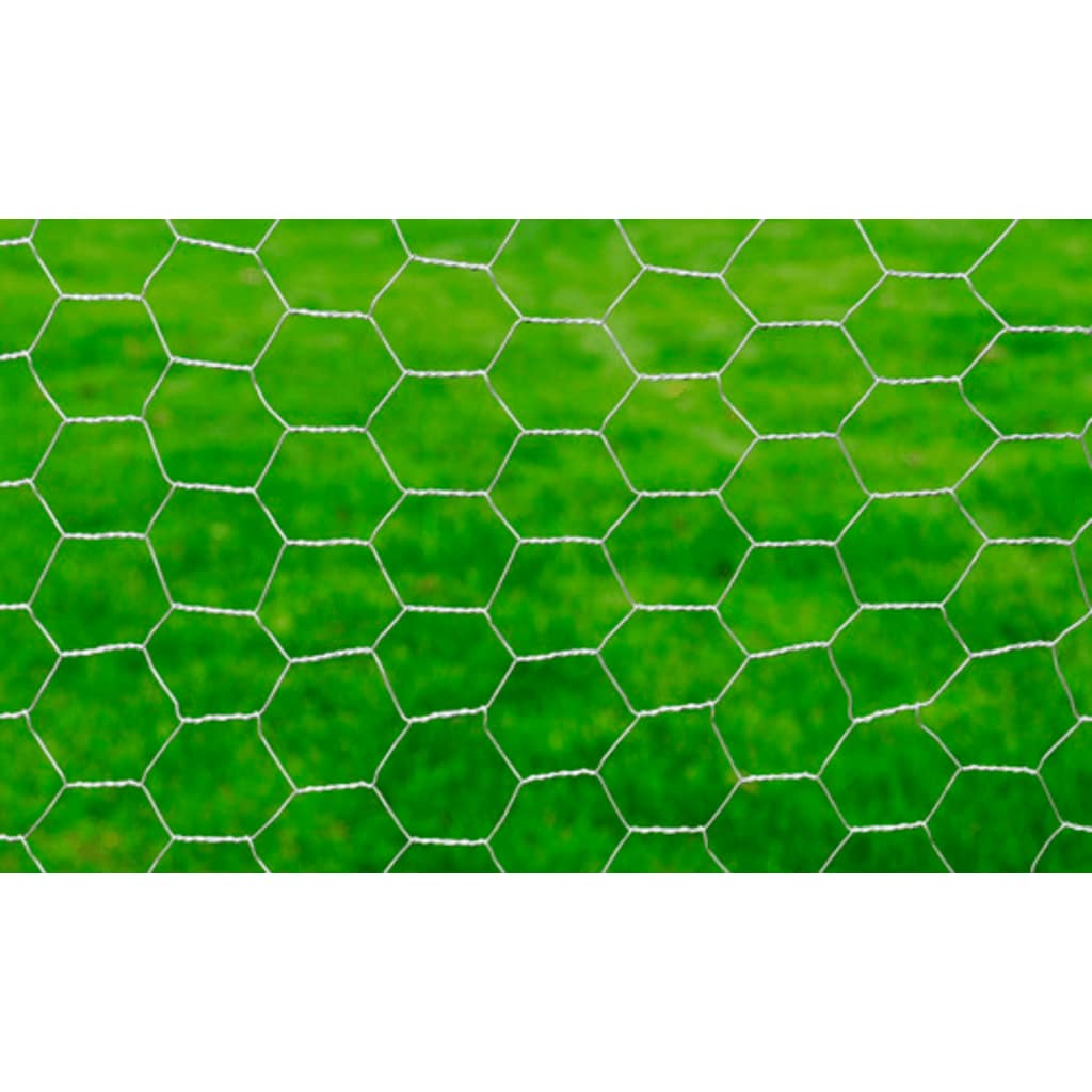 Kanade traataed, tsingitud teras 25 x 0,5 m, hõbedane