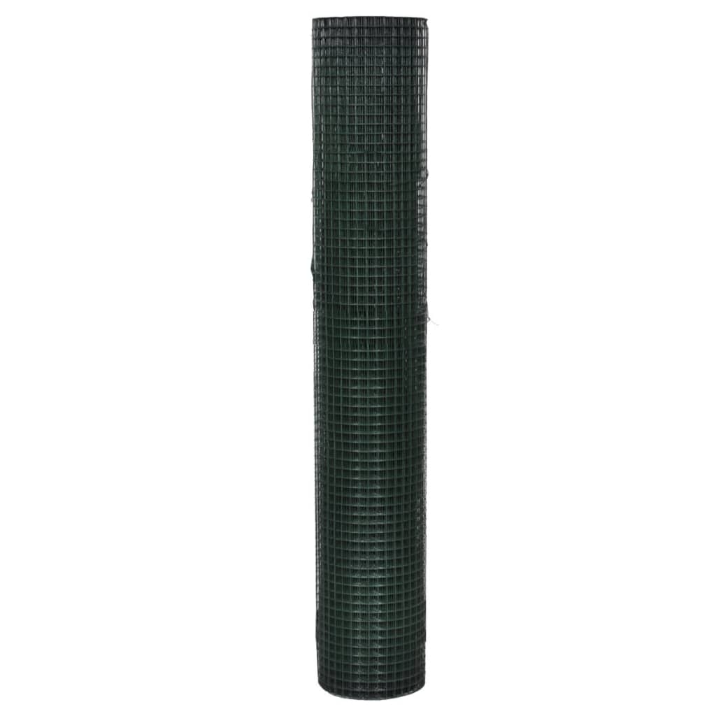 Kanade traataed, tsingitud teras, 1 x 25 m, roheline