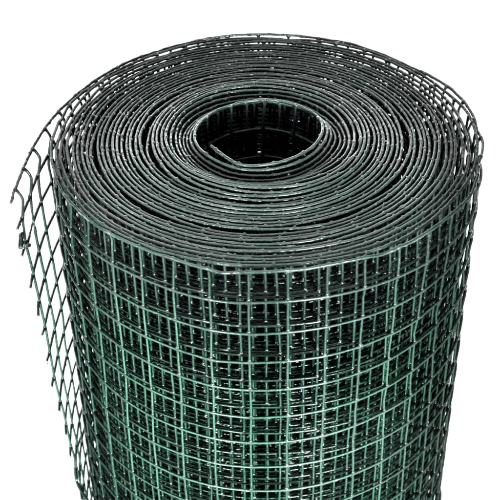 Kanade traataed, tsingitud teras, 1 x 25 m, roheline