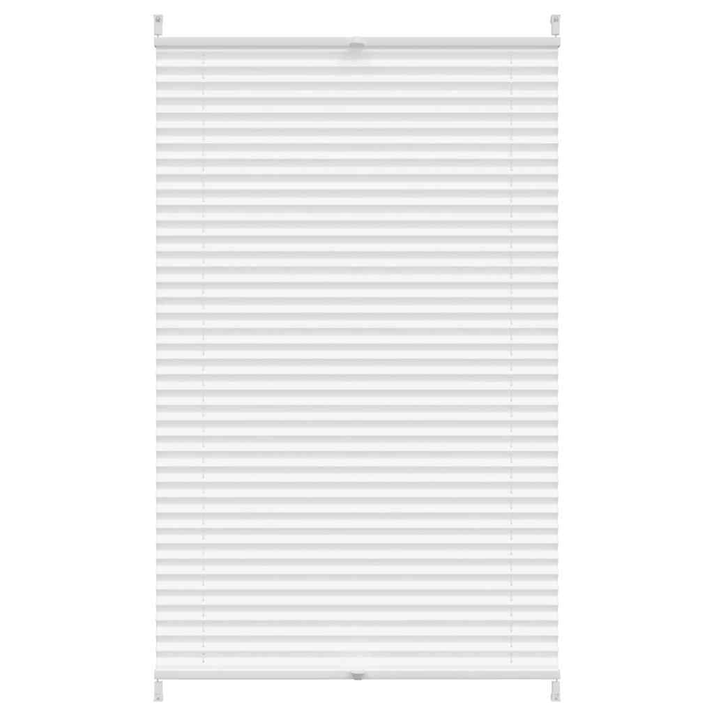 Plisseekardin 80 x 100 cm valge