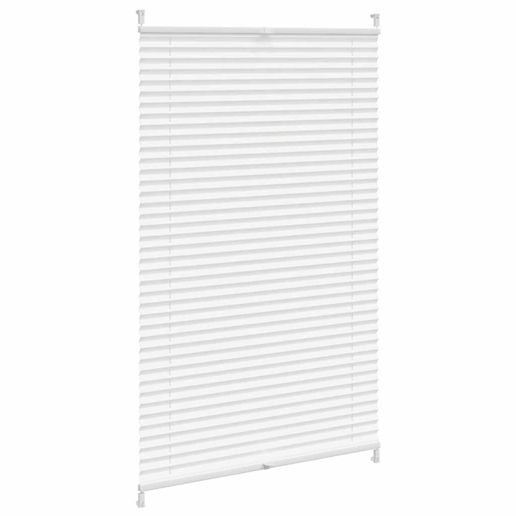 Plisseekardin 80 x 100 cm valge