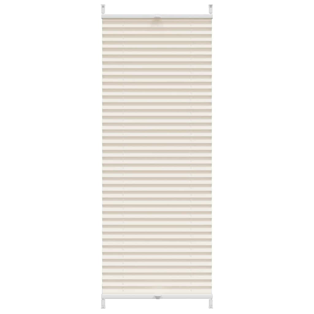 Plisseekardin 50 x 150 cm kreemjas