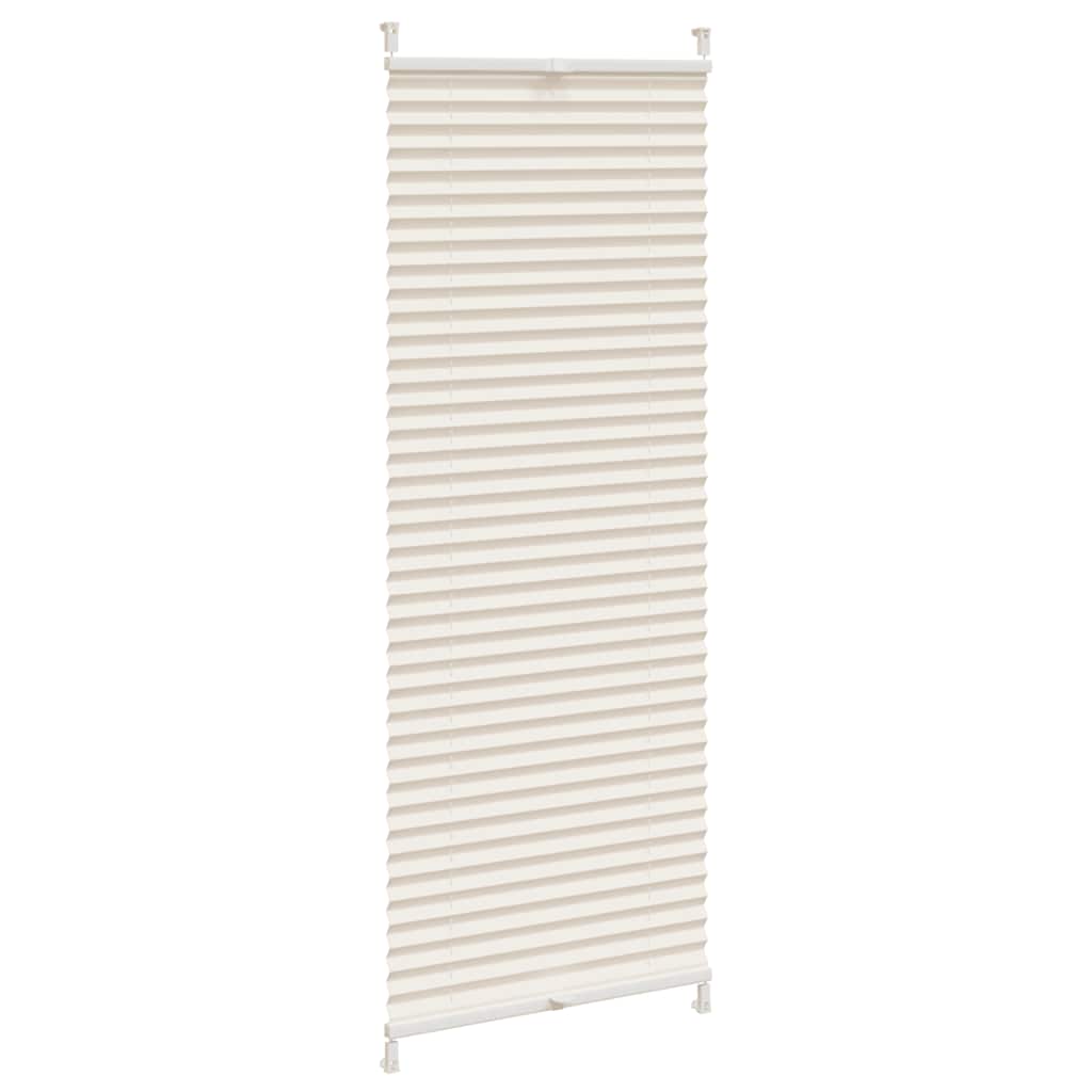 Plisseekardin 50 x 150 cm kreemjas