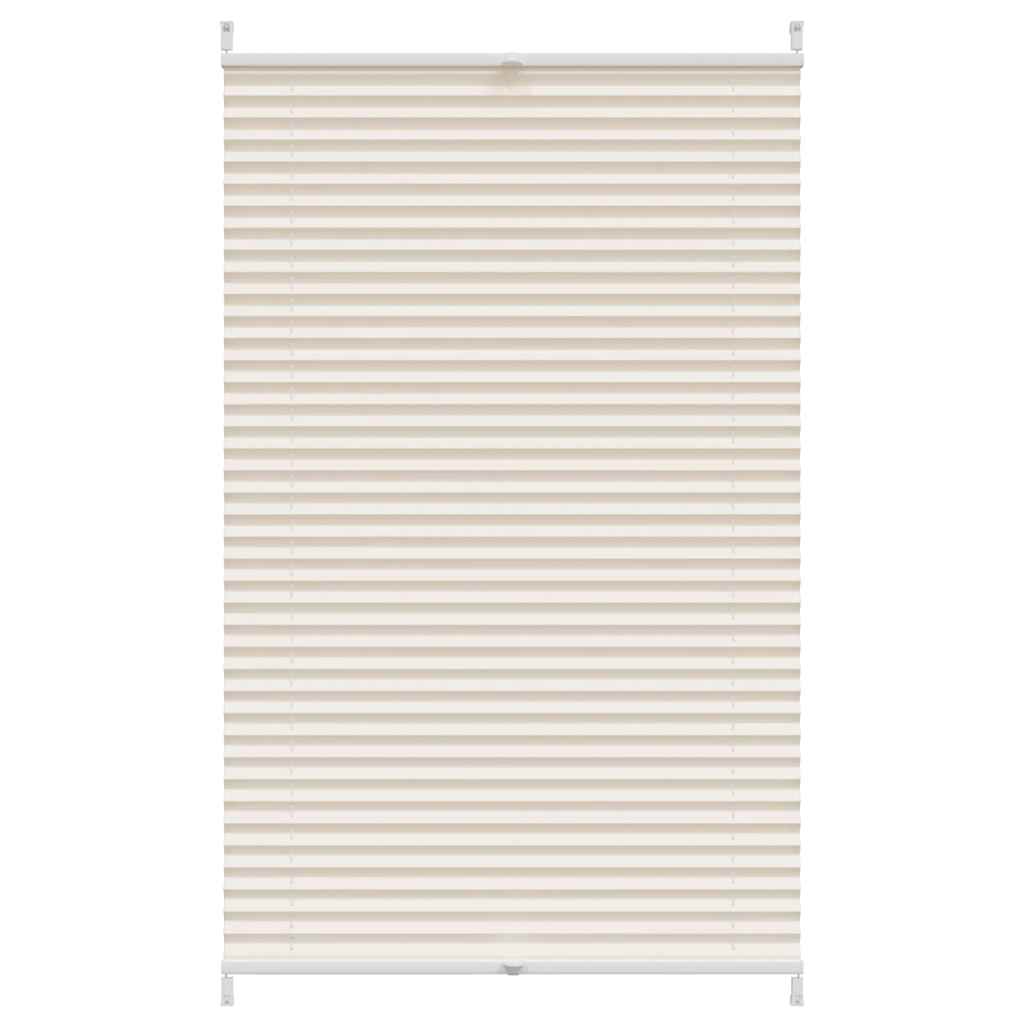 Plisseekardin 70 x 125 cm kreemjas