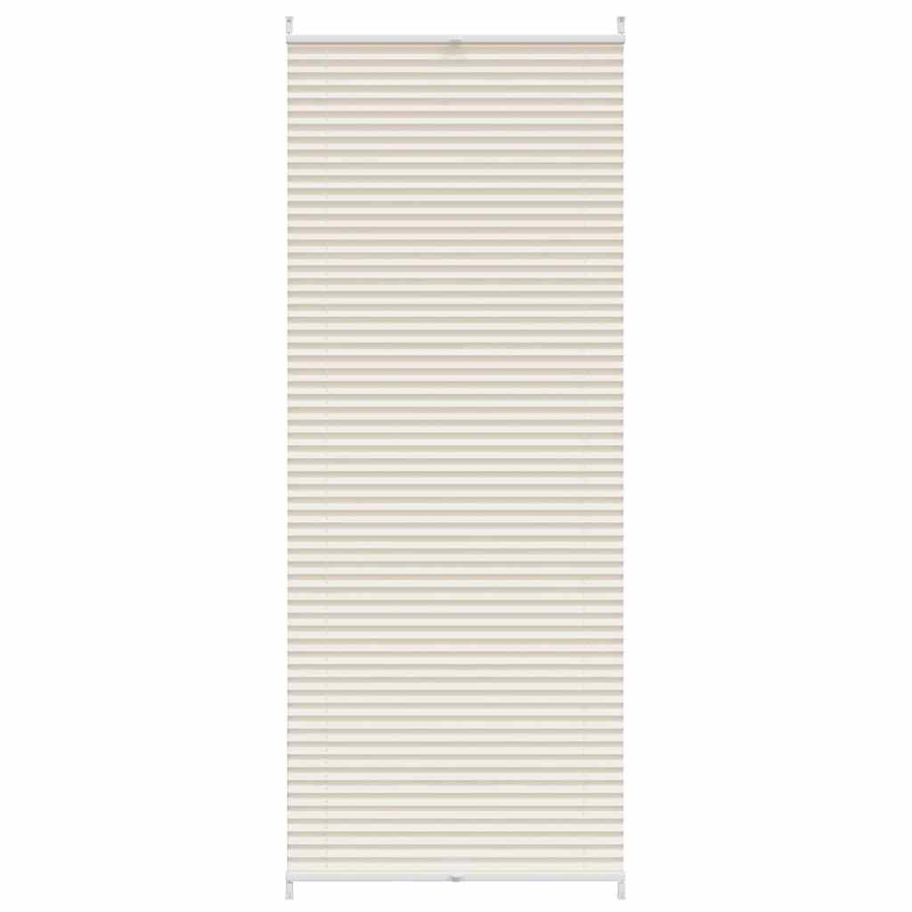 Plisseekardin 70 x 200 cm kreemjas