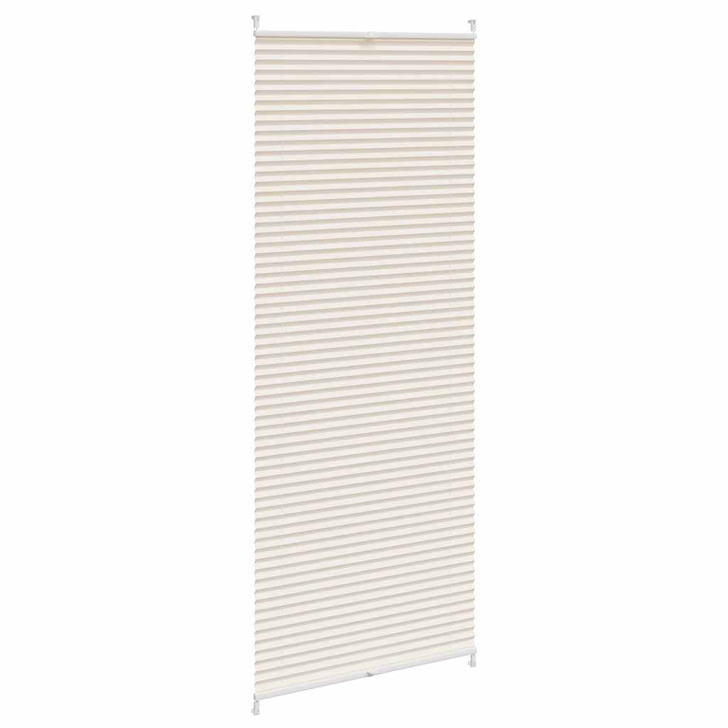 Plisseekardin 70 x 200 cm kreemjas