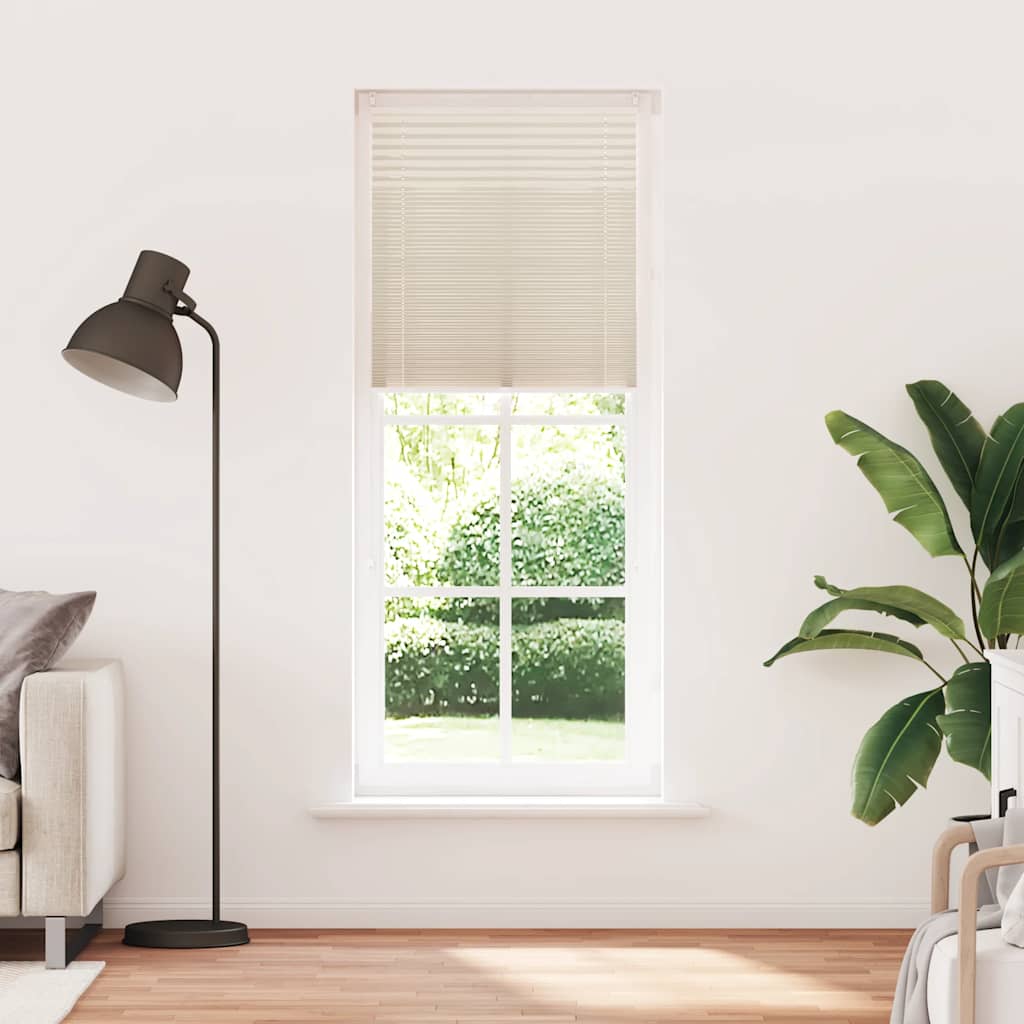 Plisseekardin 70 x 200 cm kreemjas
