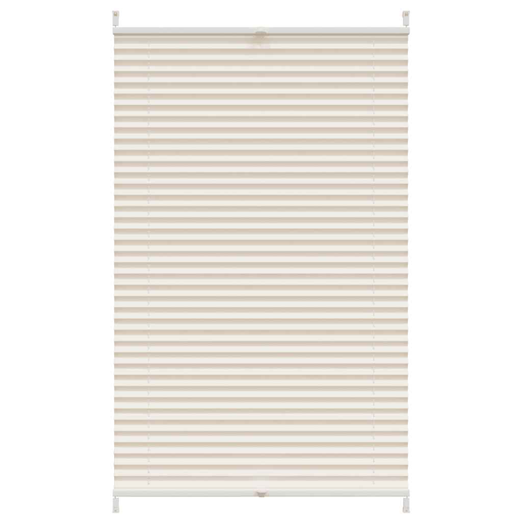 Plisseekardin 90 x 150 cm kreemjas
