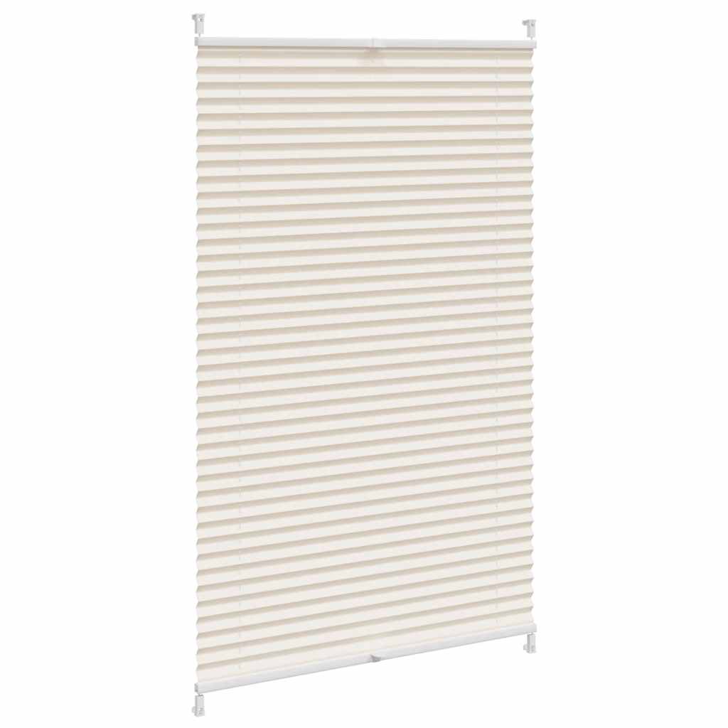 Plisseekardin 90 x 150 cm kreemjas