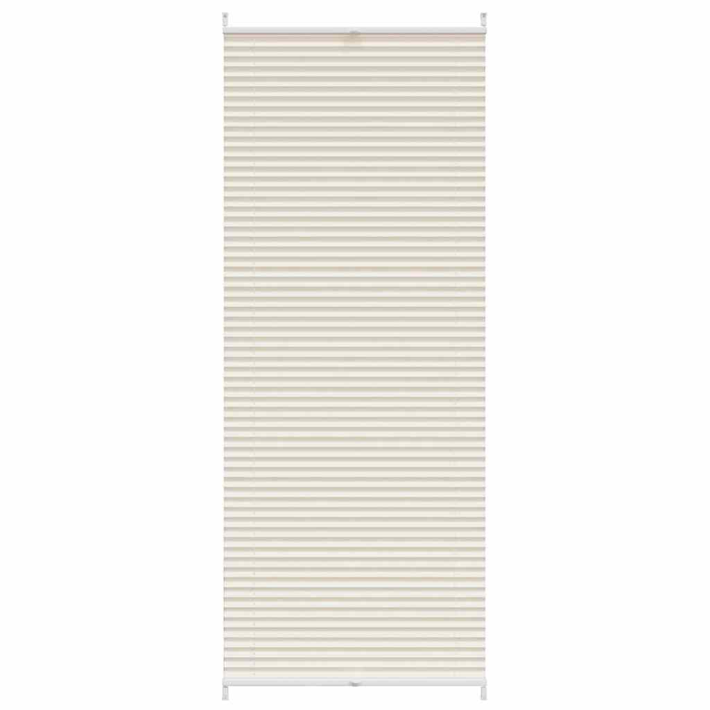 Plisseekardin 90 x 200 cm kreemjas